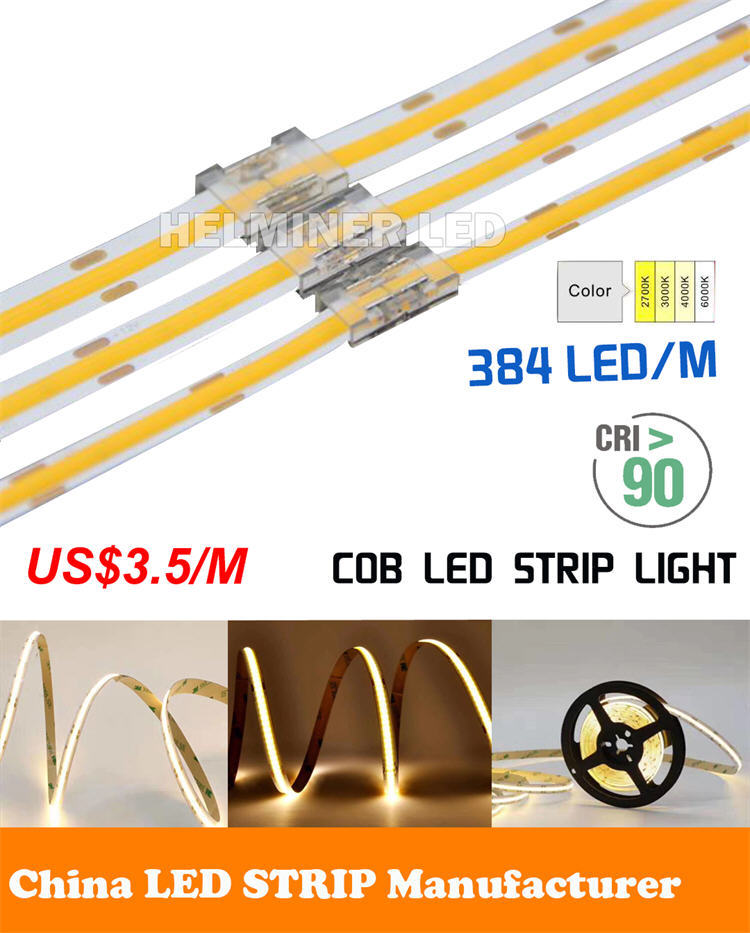   Flexible COB LED Strip Lights   