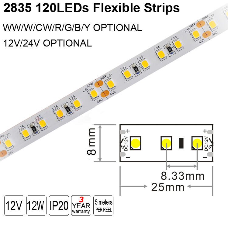  120led/m 600led roll, white 2835 led strip, cob strip. led aluminum profile, led linear light  