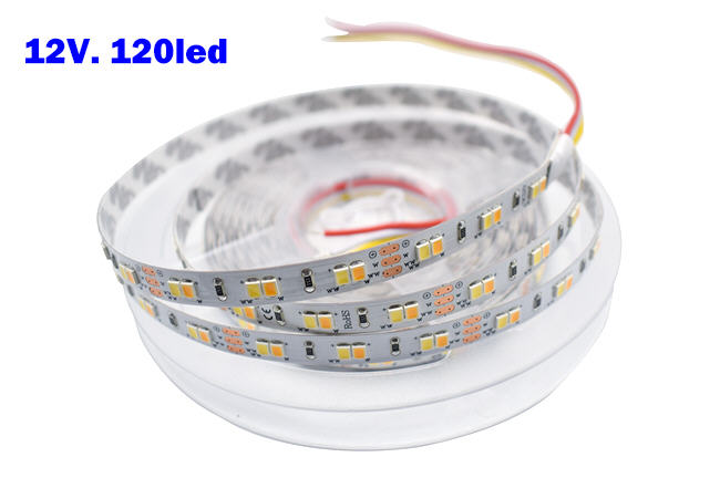 CCT 2835 12V 5M Flexible LED Strip Lighting - 120LED/M