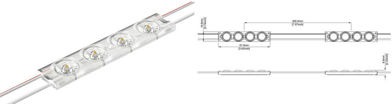  Tetra® MiniMAX led module, 4 led module, 24v led module