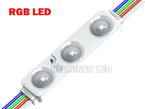    LED moduly pro reklamu ,LED MODUL D165-3 SMD5050 12V DC 0,65W IP65 RGB   