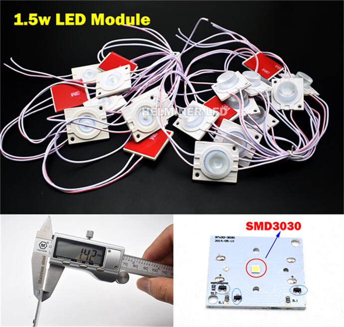 module led for light box, led für  Leuchtreklame , dimension for the moduli led