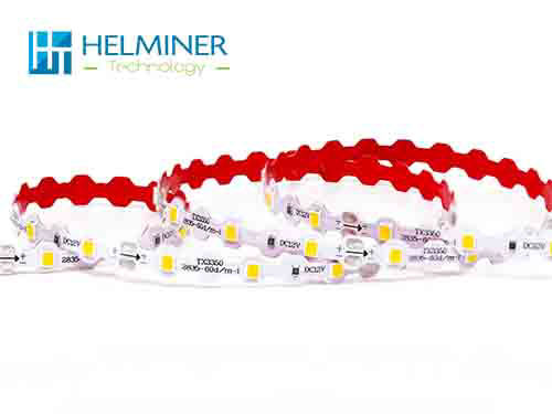   360° degree bendable s shape led strip for channel letter , 12v 60led/m  